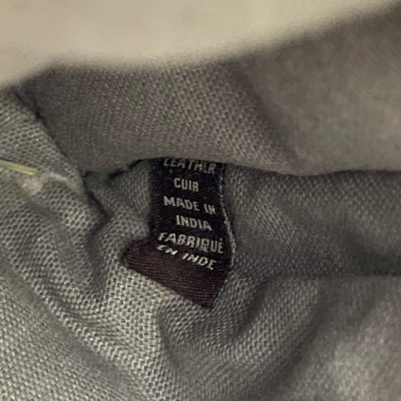 FRYE Women’s Crossbody Purse Beige Tan Shoulder Bag Leather Cuir Made In India - Picture 8 of 10